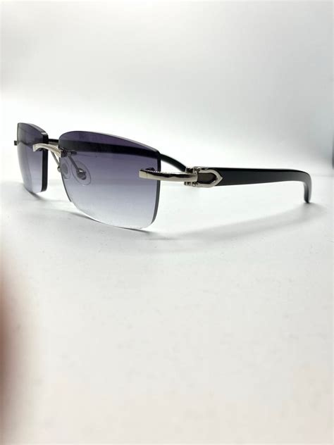 buffalo horn cartier glasses|cartier glasses 140 genuine horn.